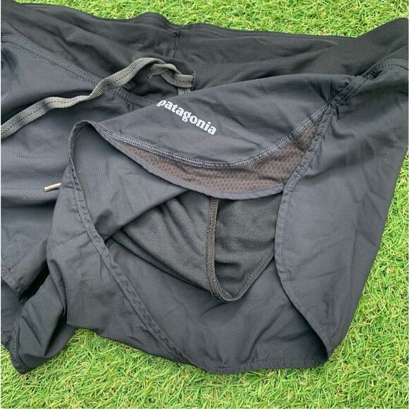 Patagonia Black Strider 3" Running Sport lined Shorts women’s S - Picture 6 of 7